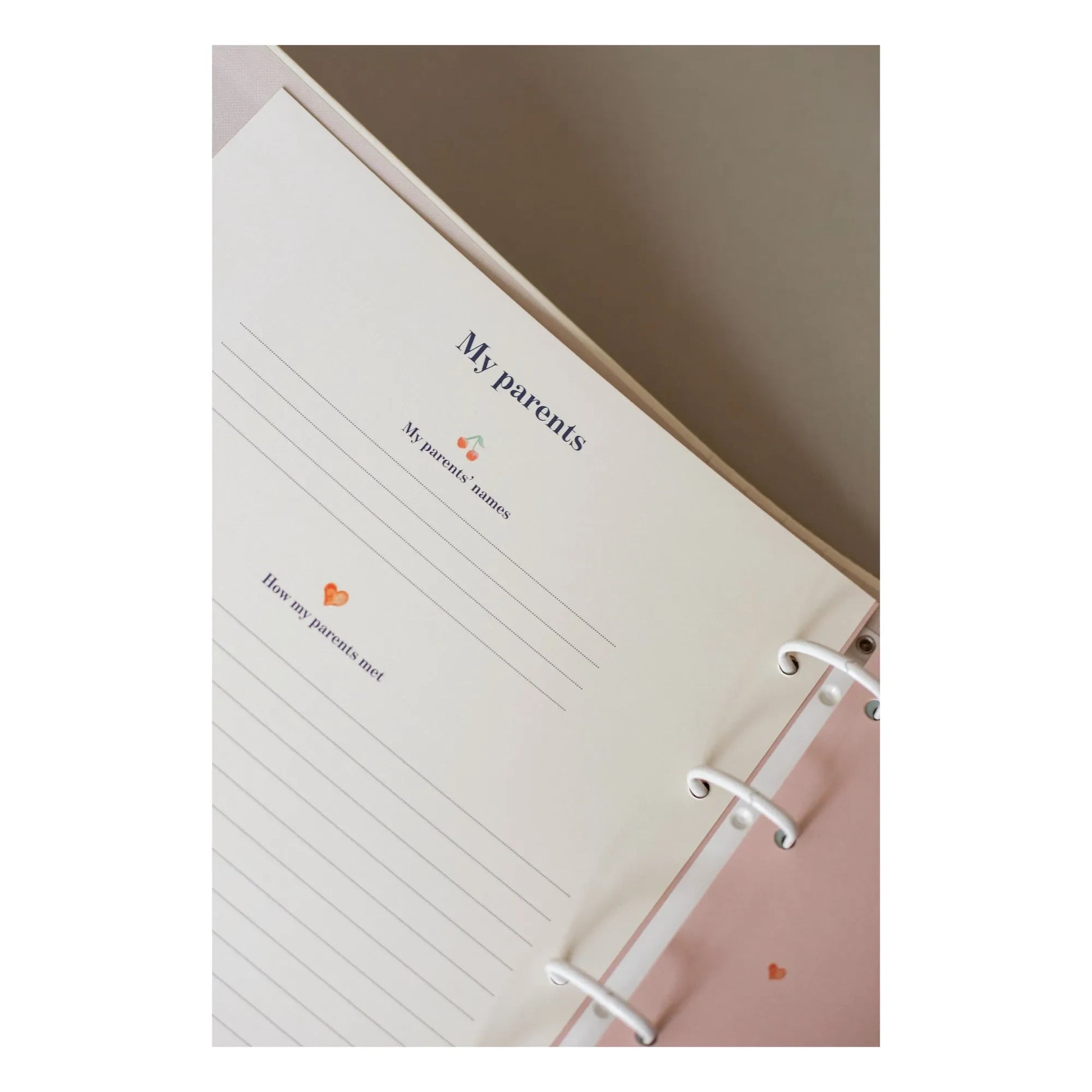 Specialday - My First Years birth album - EN | Cream