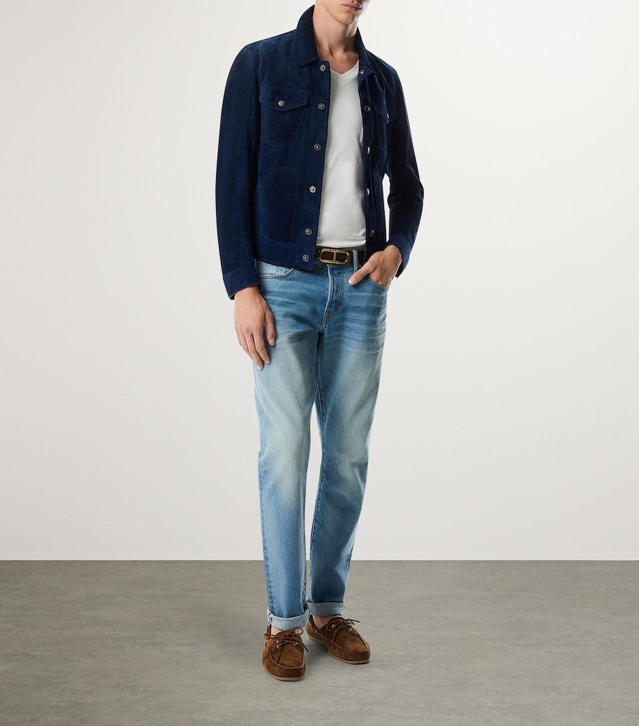 Nubuck Leather Boat Shoes