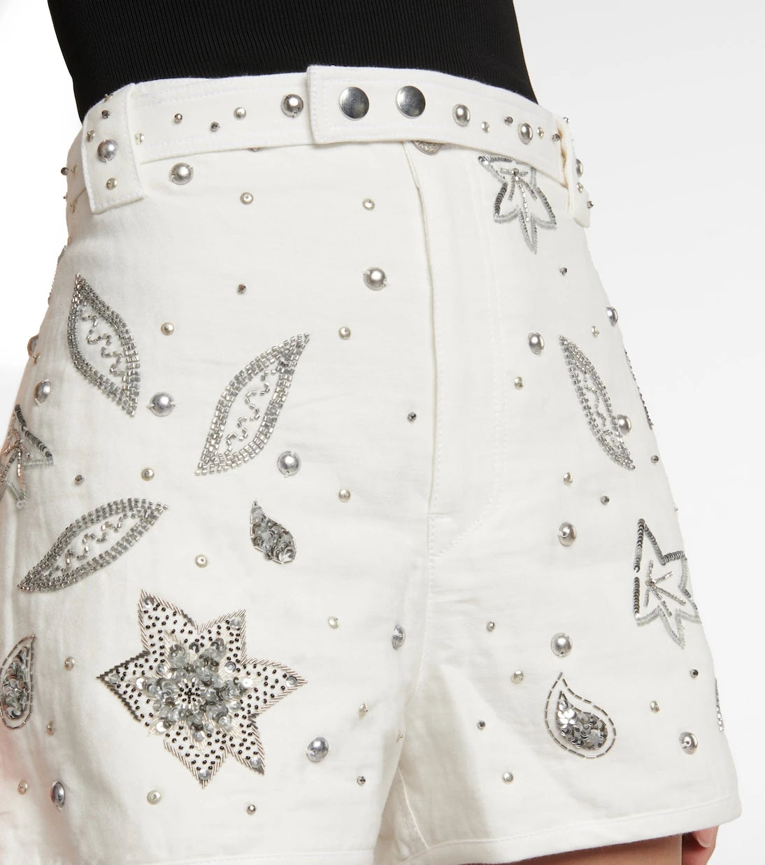 Isabel Marant - Cotton and linen shorts