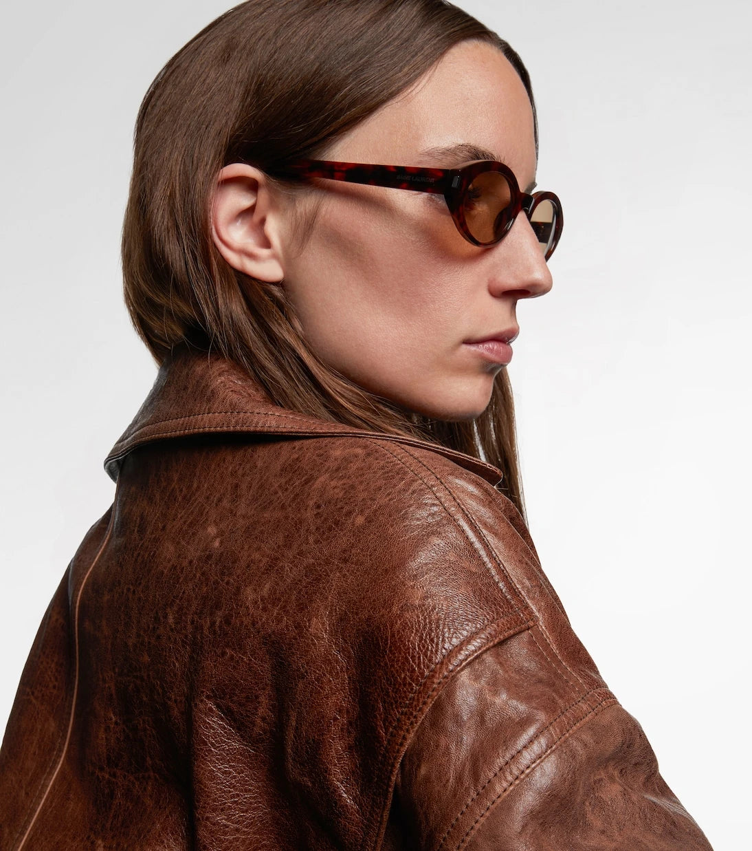 Saint Laurent - SL 567 oval sunglasses