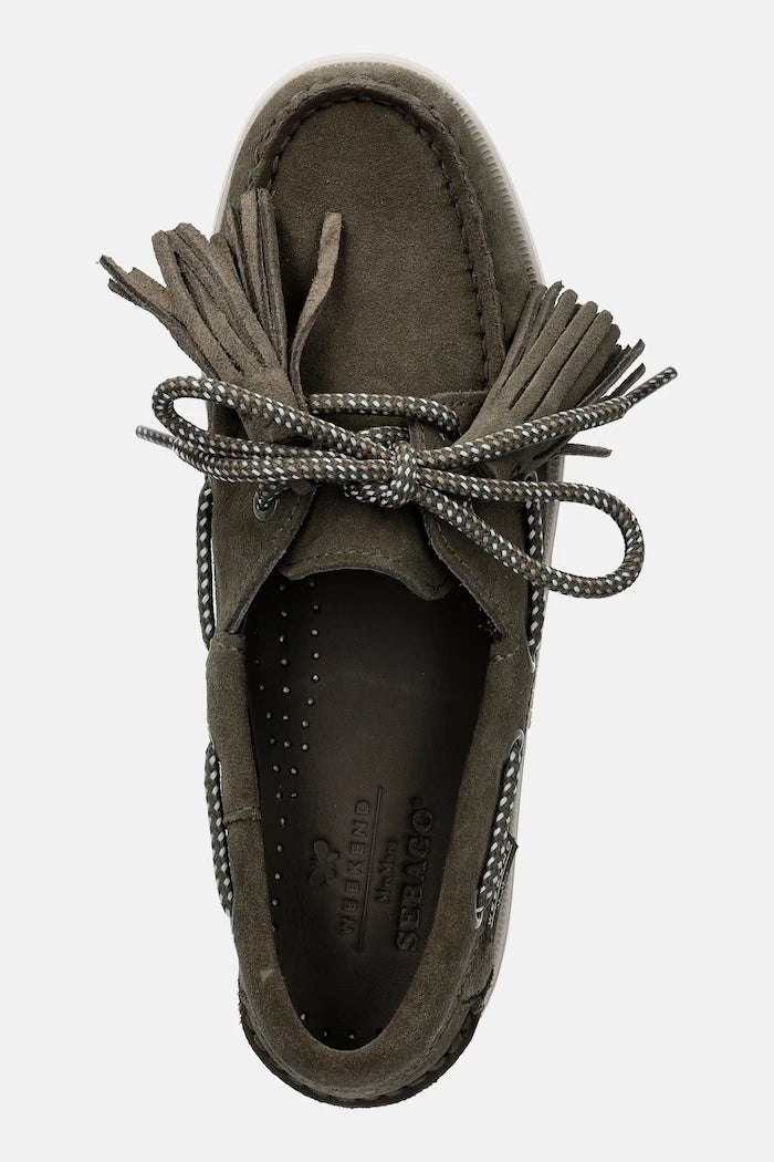 Велурени мокасини Weekend Max Mara Wkadockside