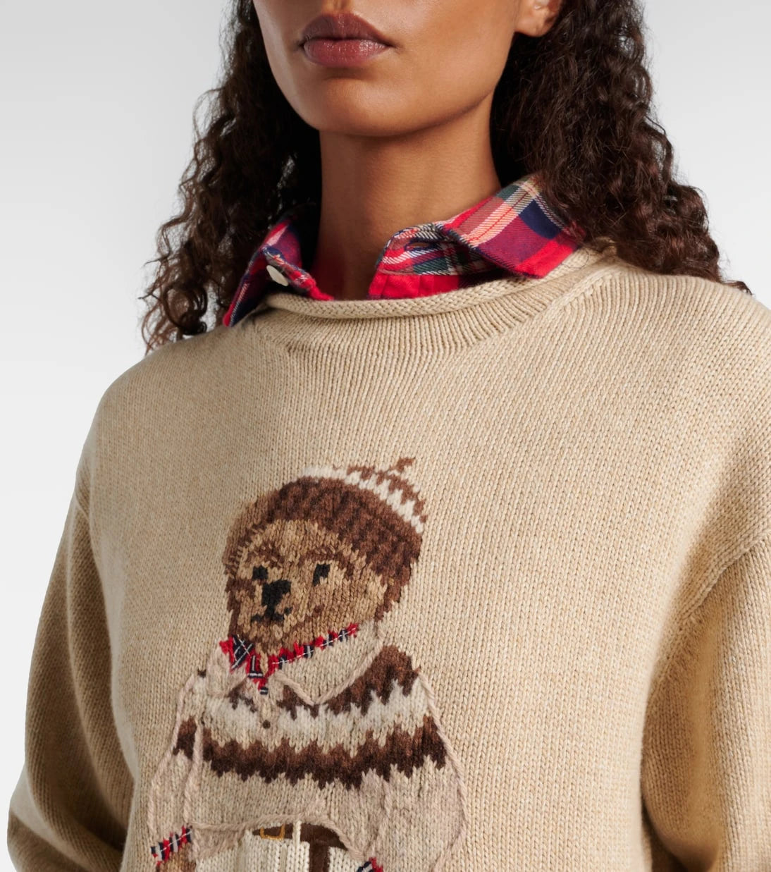 Polo Ralph Lauren - Polo Bear cotton and wool-blend sweater