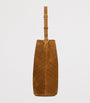 Beige Suede Niki Bucket Bag