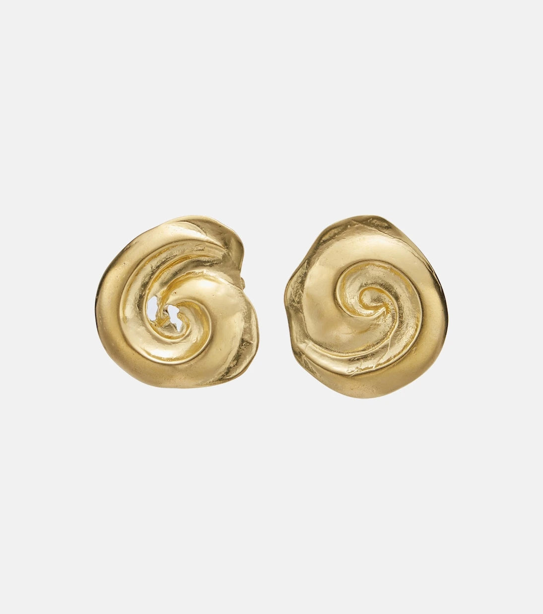 Ysso - Cote 24kt gold-plated earrings