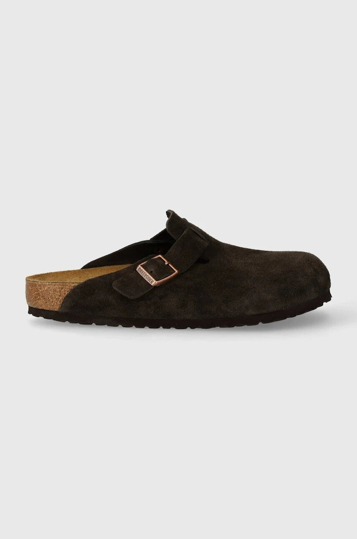 Велурени чехли Birkenstock Boston