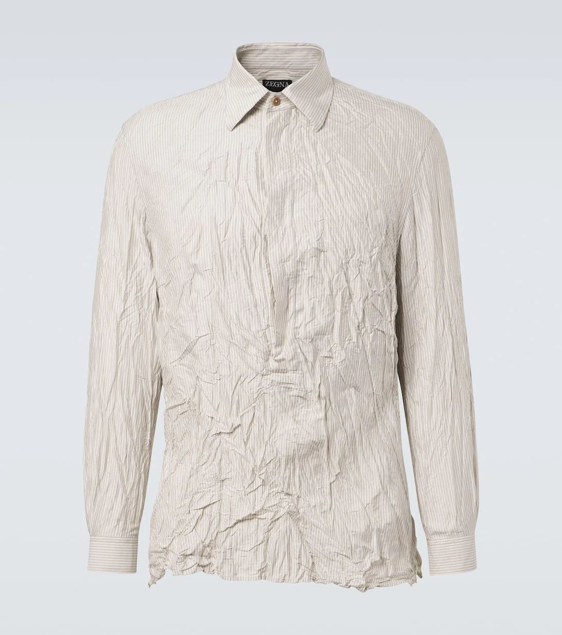 Zegna - Striped silk shirt