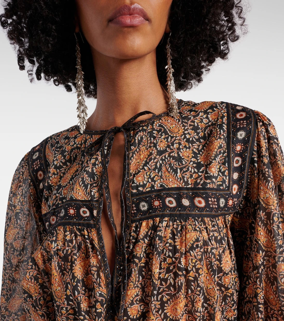 Marant Etoile - Greila cotton voile midi dress