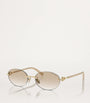 Tiffany & Co. Gold Metal Sunglasses
