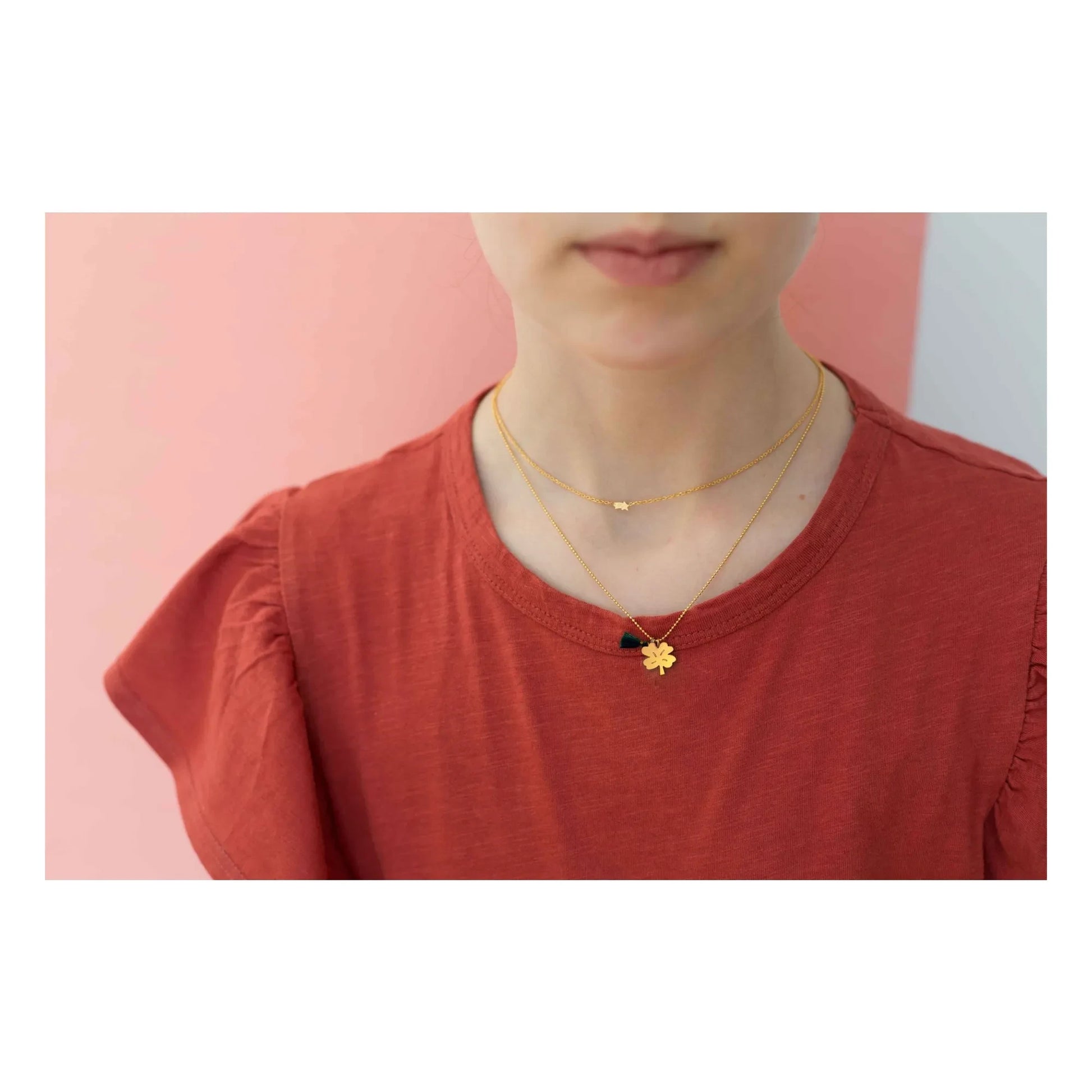 Adorabili - Clover necklace | Gold