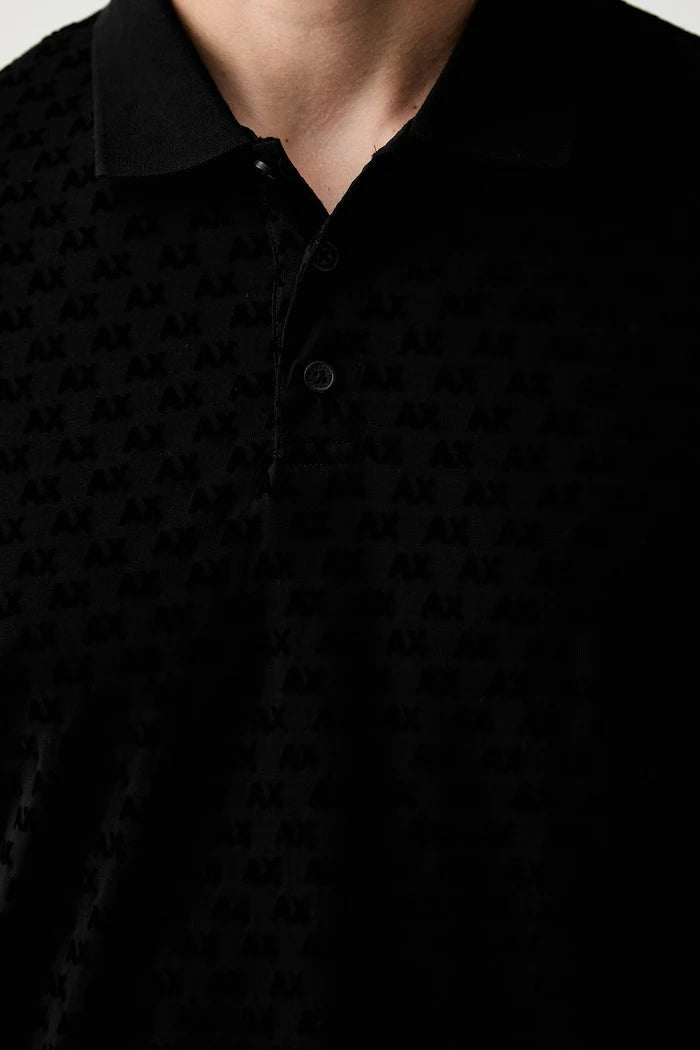 Armani Exchange erkek pamuklu polo yaka tişört