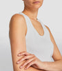 Bottega Veneta White Stretch-Cotton Tank Top