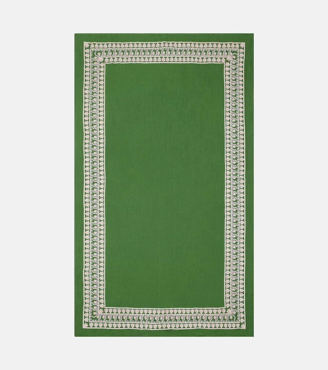 Les-Ottomans - Embroidered linen tablecloth