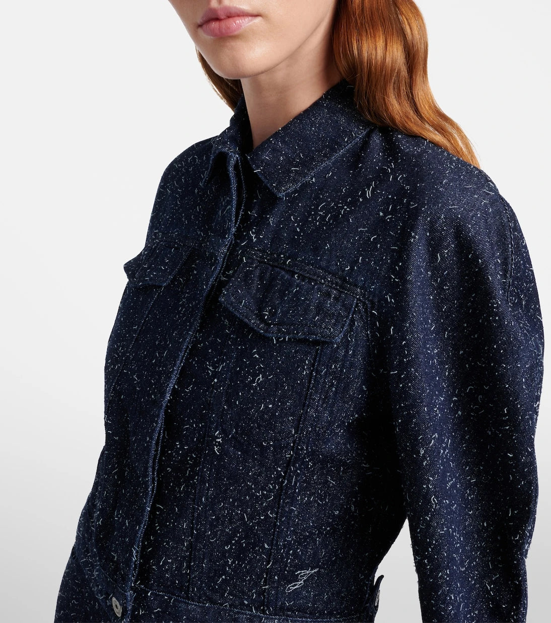 Jacquemus - Ovalo de-Nîmes embroidered denim jacket