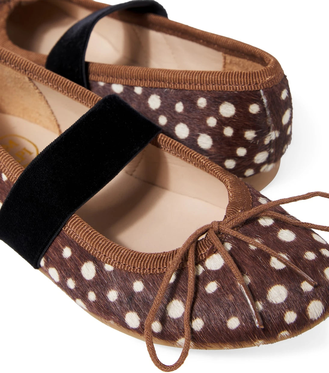 Pom d'Api - Dory Elast leather ballet flats