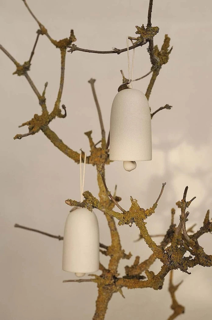 Коледна украса ferm LIVING Bell Ceramic Ornaments (2 броя)
