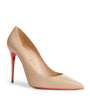 Christian Louboutin Nude Kate Leather Pumps 100