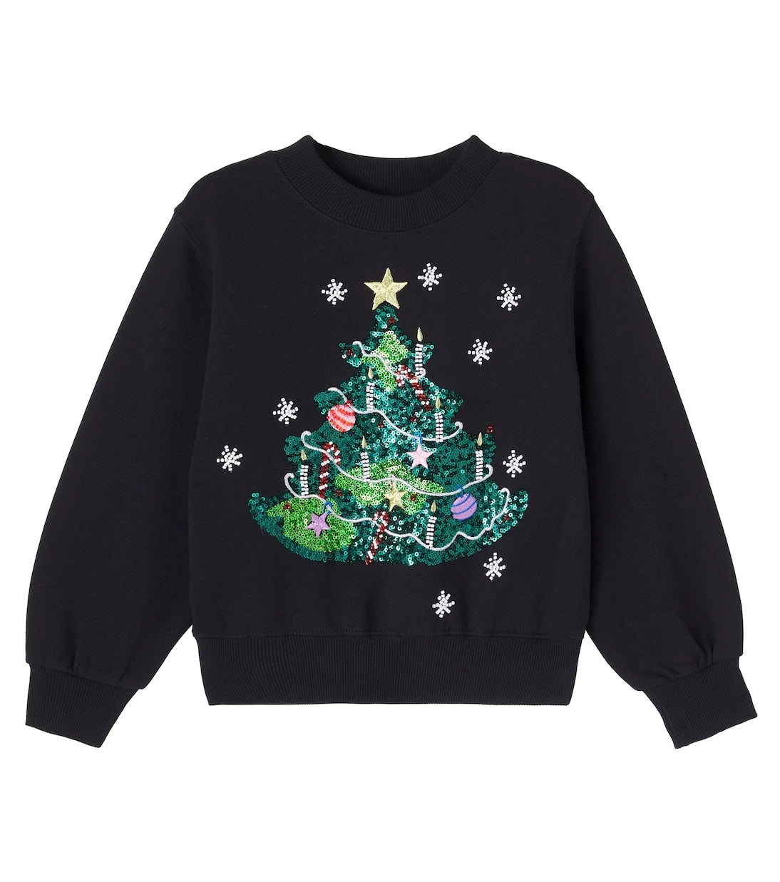 Molo - Sequined cotton jersey sweatshirt