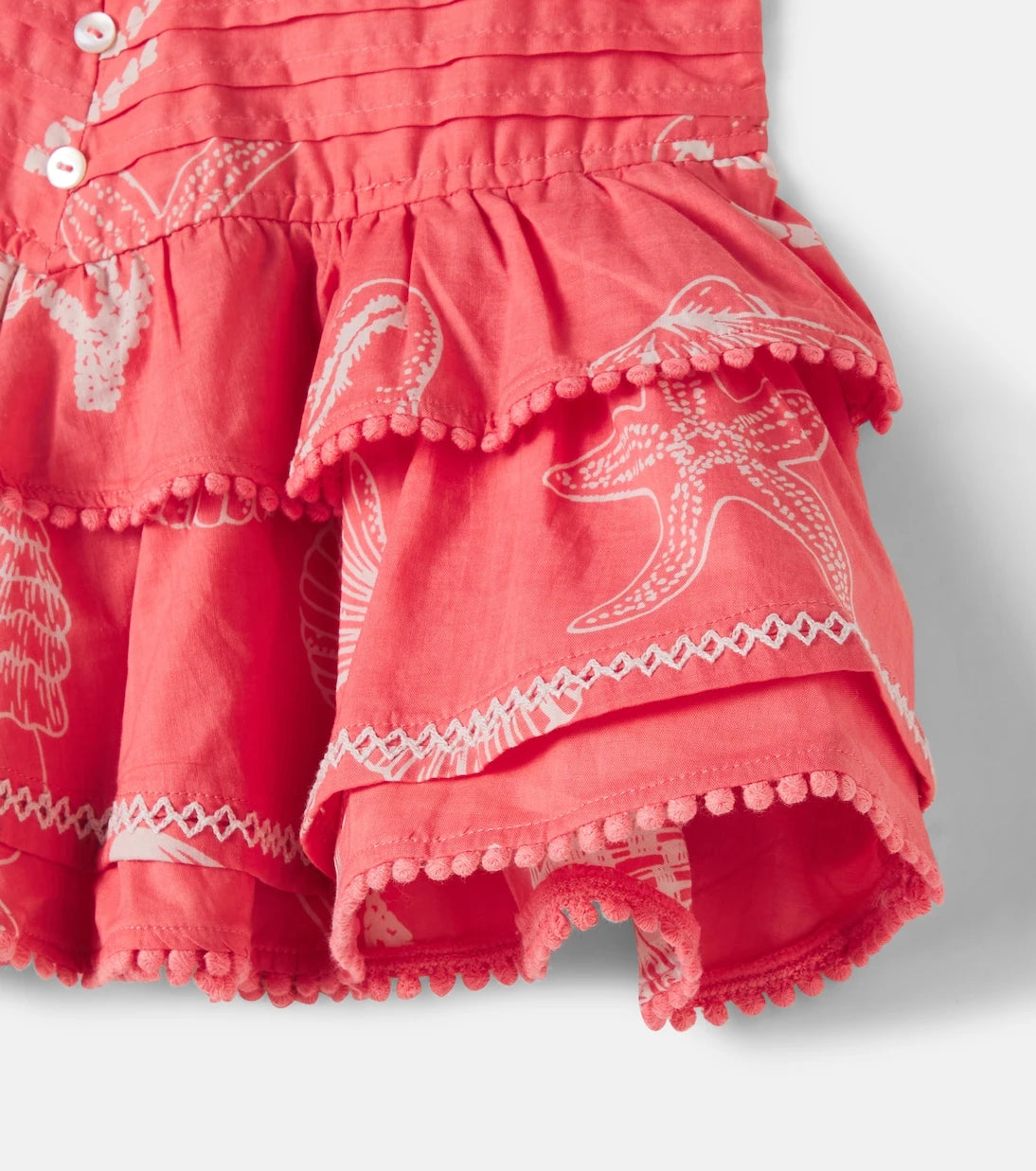 Poupette St Barth Kids - Alizee printed cotton skort