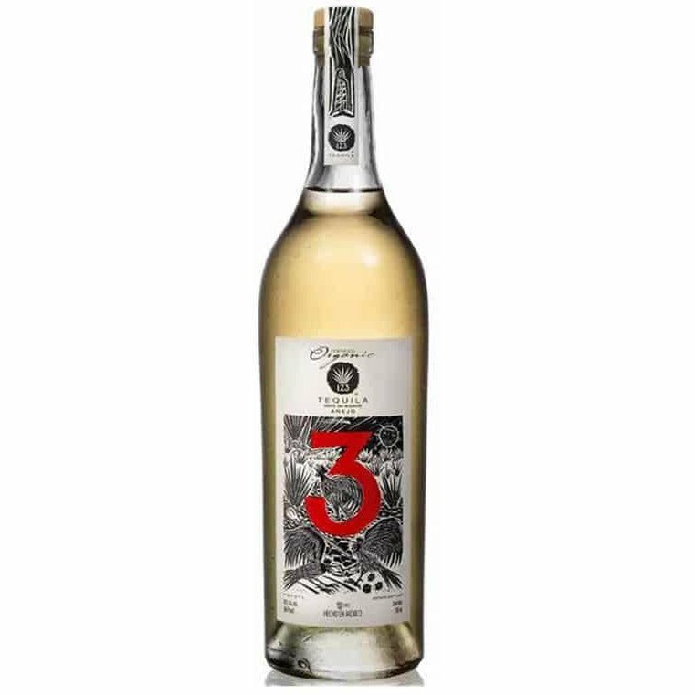 123 Organic Anejo 3 Tequila (750 ml)