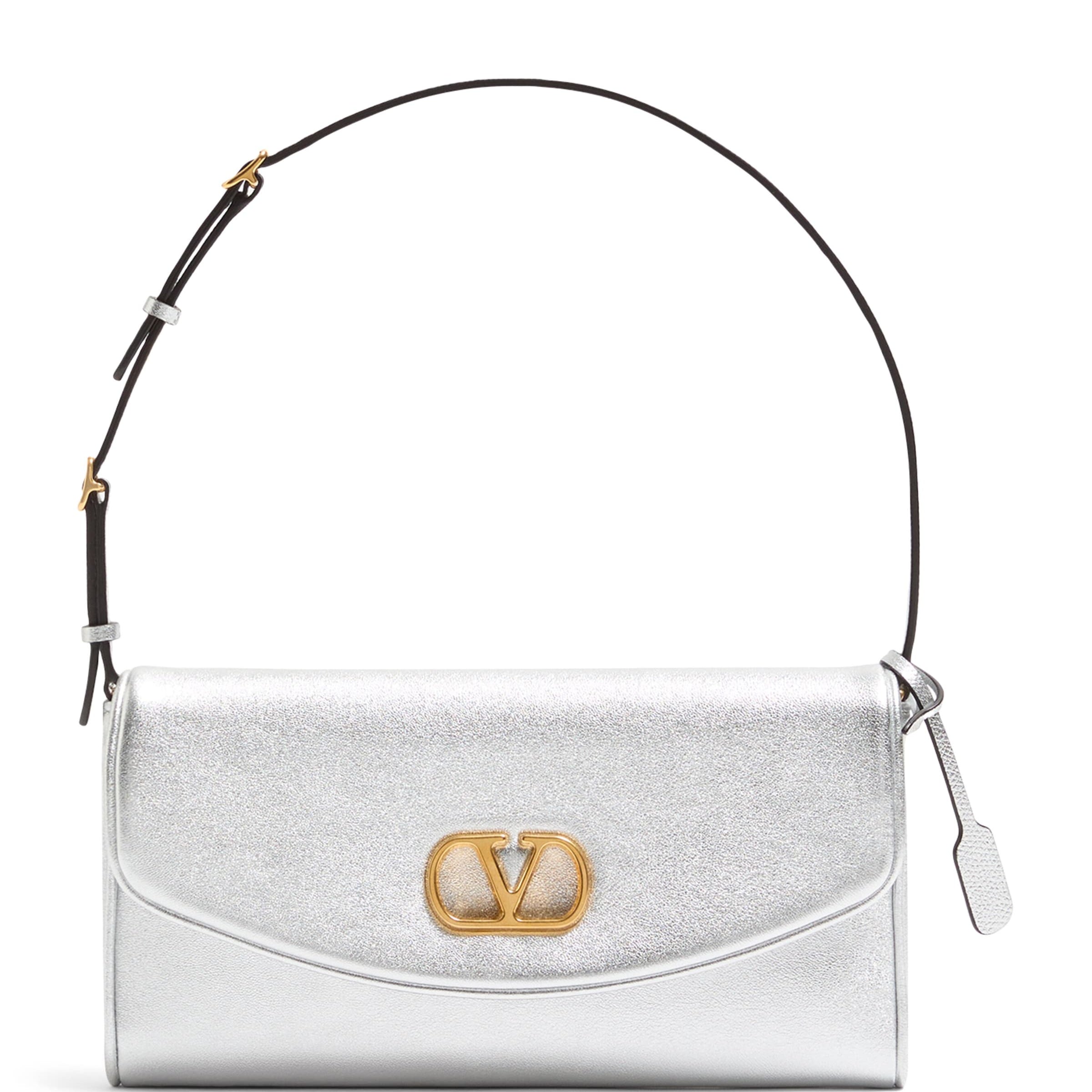 Valentino Garavani Small Leather DeVain Shoulder Bag