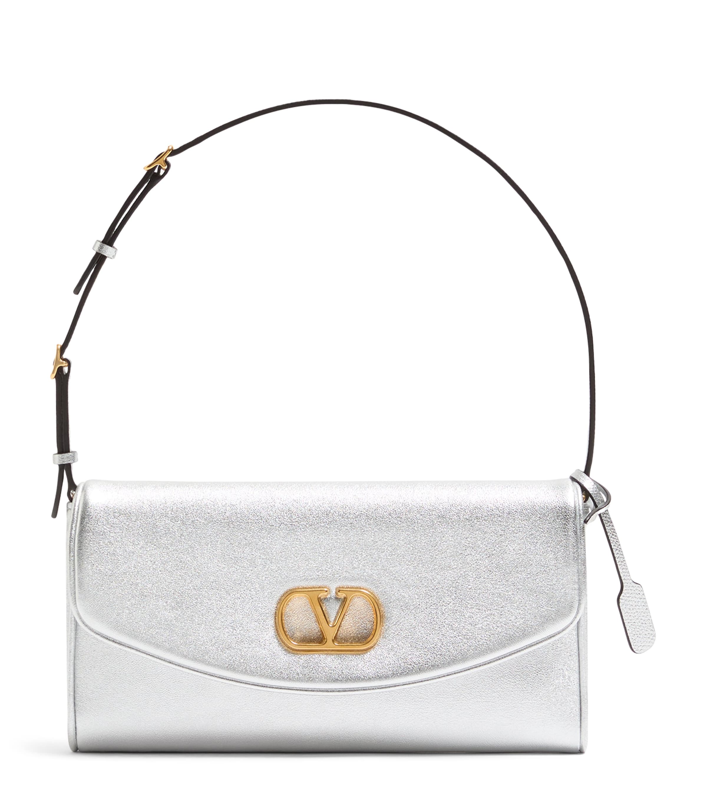 Valentino Garavani Small Leather DeVain Shoulder Bag