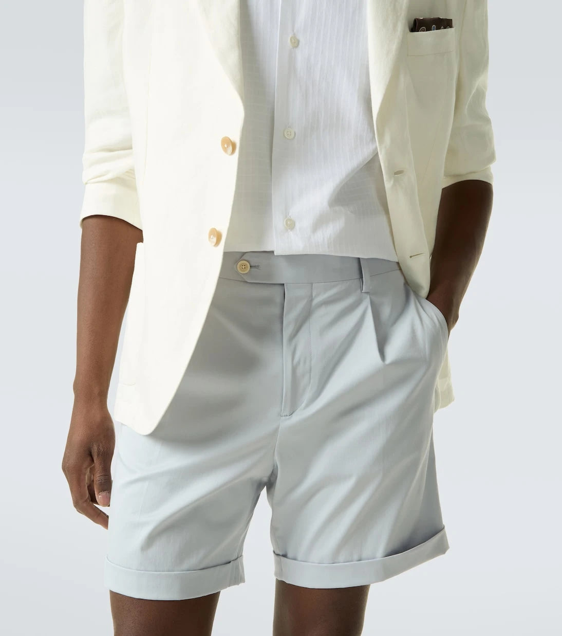 Lardini - Cotton-blend shorts