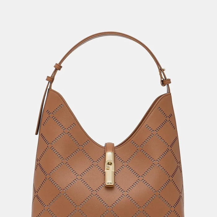 Furla kadın deri hobo çanta Goccia M Hobo