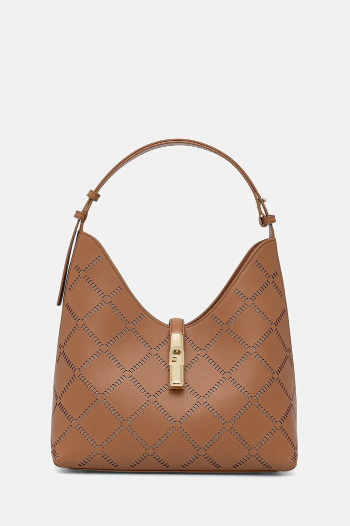 Furla kadın deri hobo çanta Goccia M Hobo