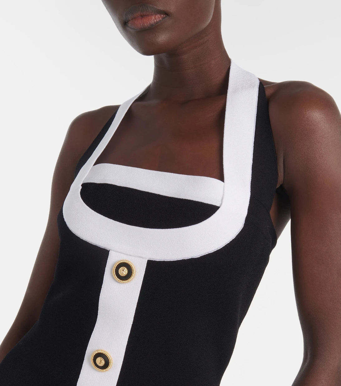 Balmain - Halterneck minidress