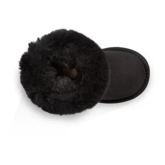 UGG - Classic II Fur Lined Suede Boots | Black