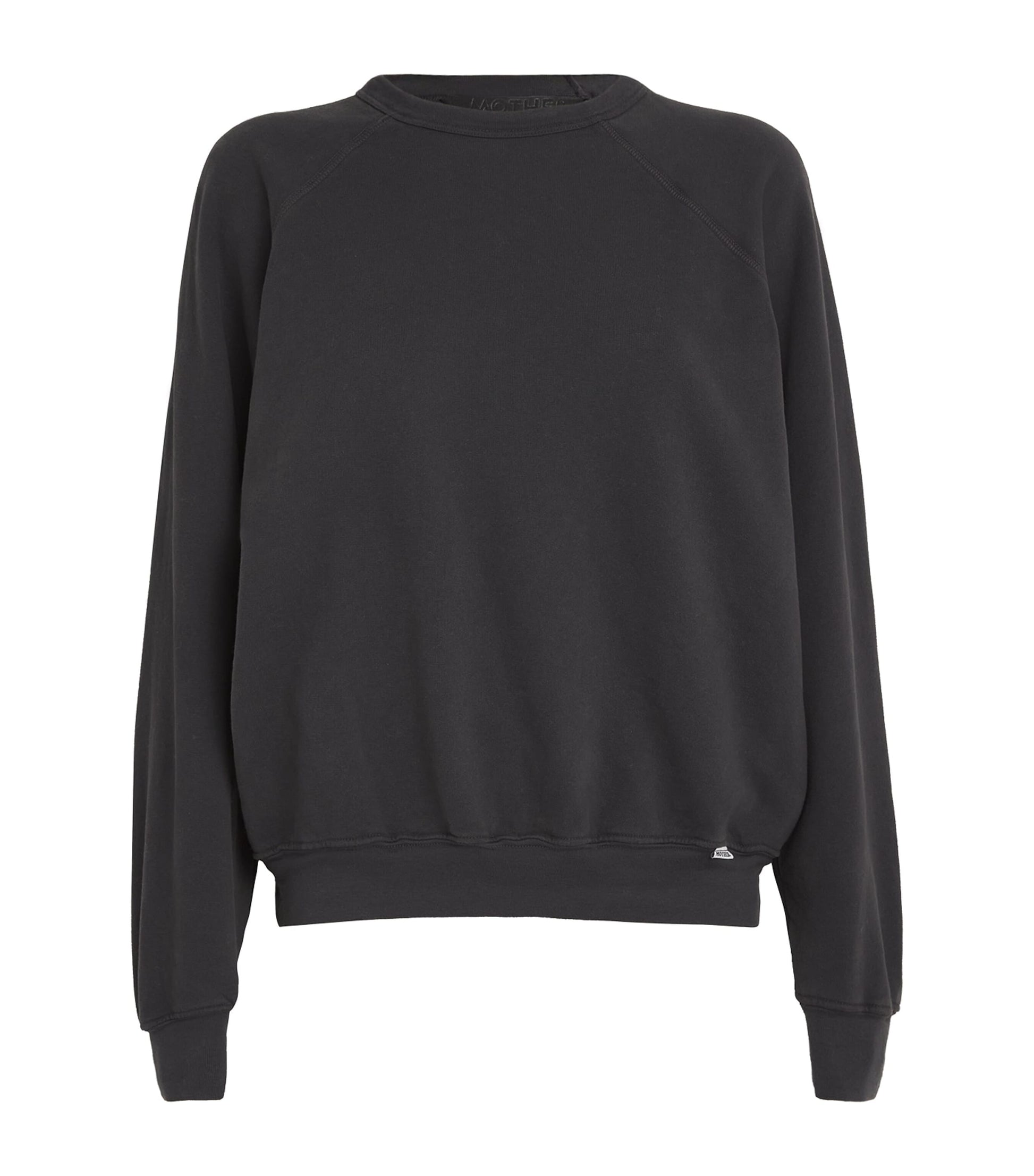 MOTHER Black Cotton The Biggie Concert Sweatshirt