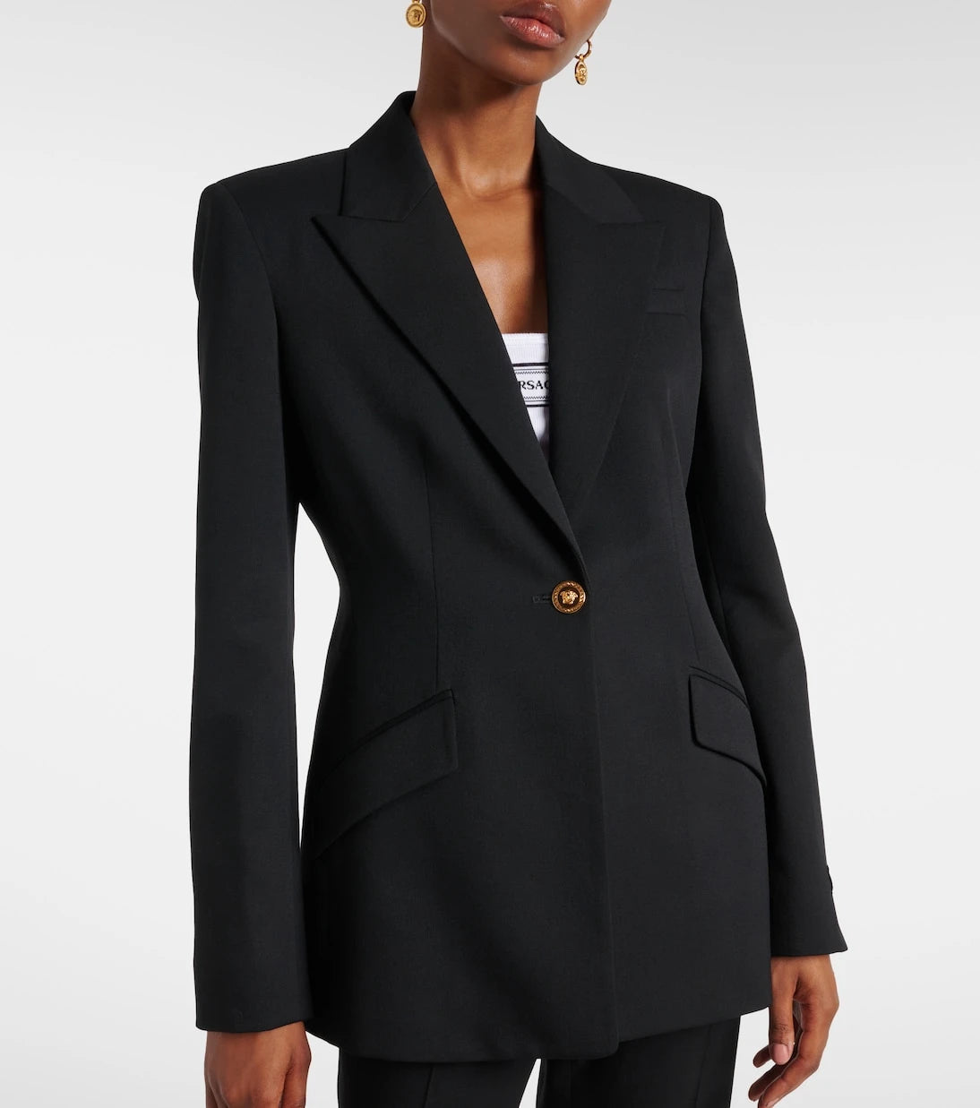 Versace - Wool-blend blazer