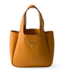Prada Orange Mini Leather Top-Handle Bag