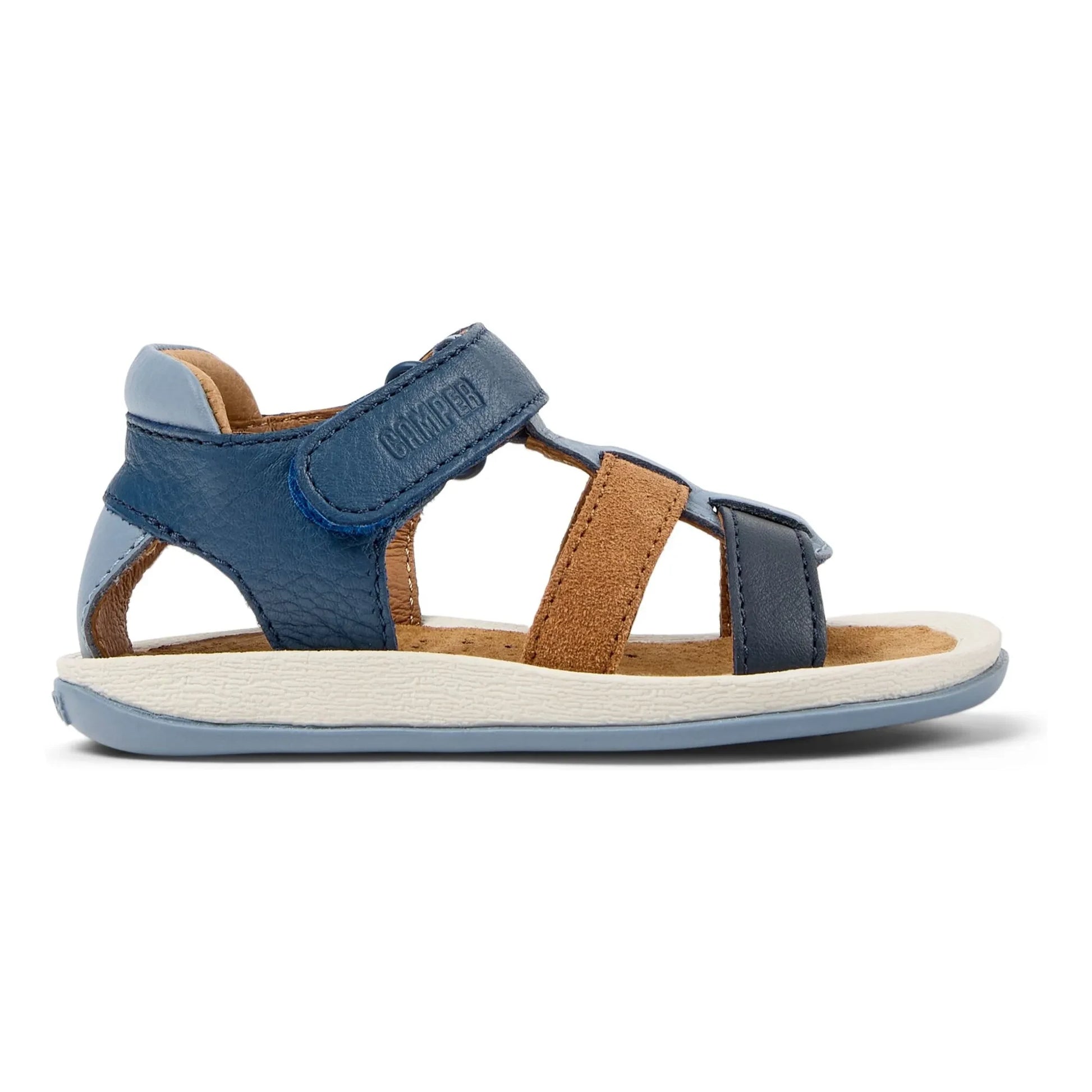 Camper - Bicho Colorblock Baby Sandals | Blue