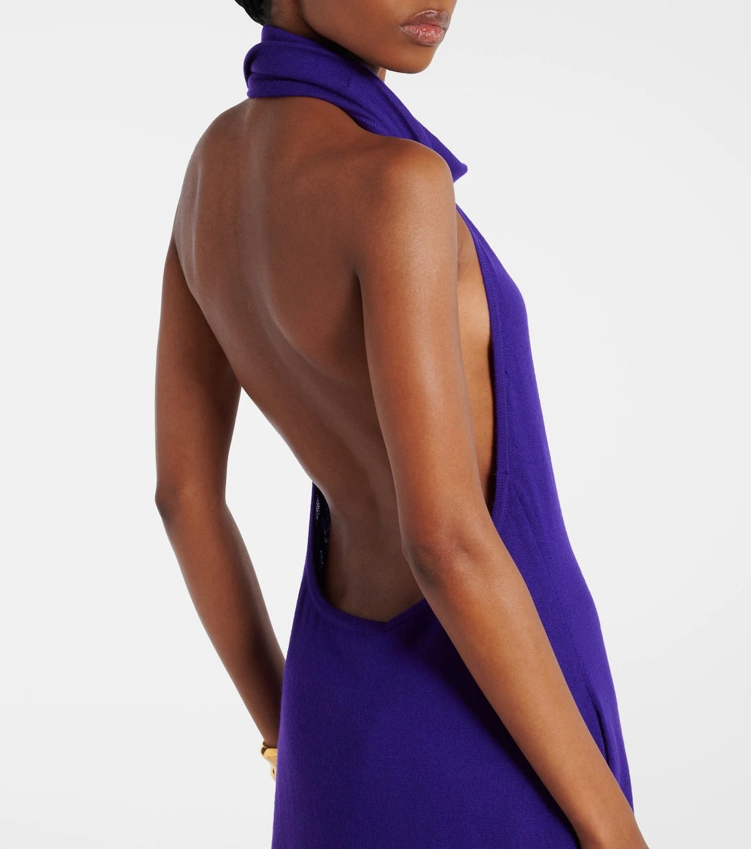 Tom Ford - Halterneck cashmere-blend gown