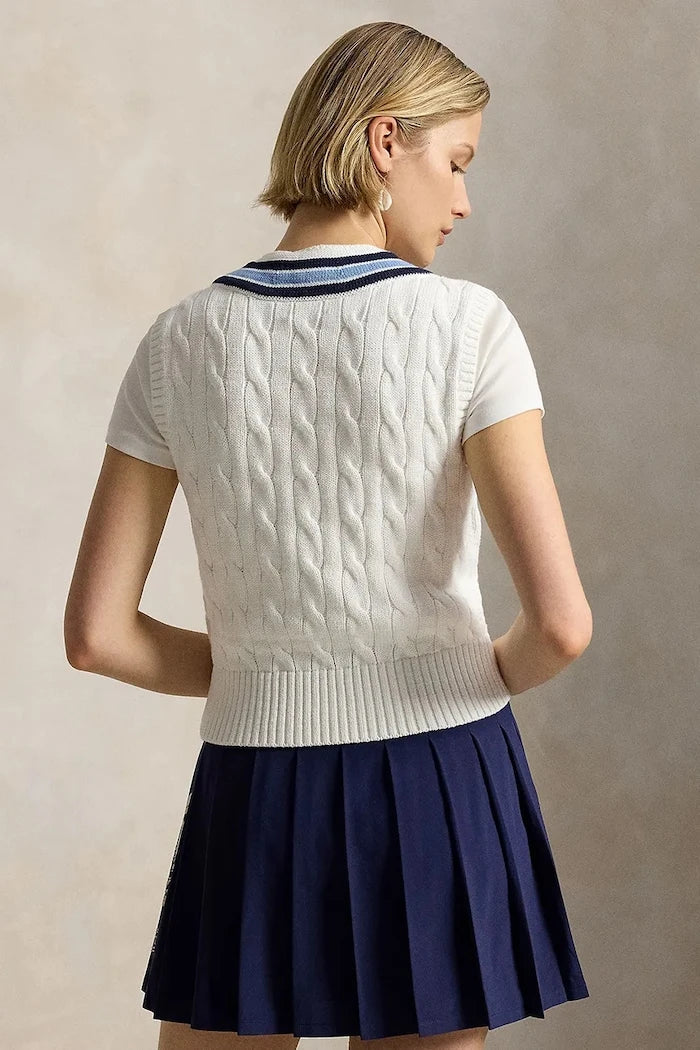 Polo Ralph Lauren елек дамски от памук Wimbledon