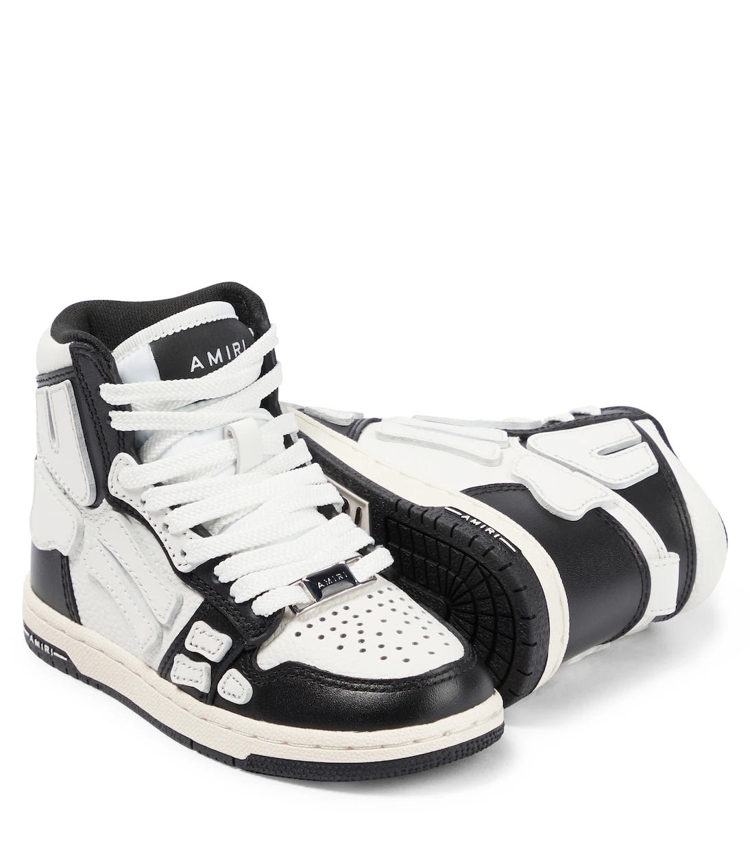 Amiri Kids - Skeleton leather high-top sneakers