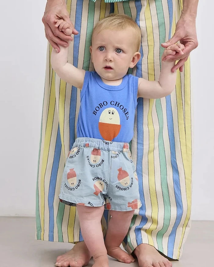 Бебешки къс панталон от памук Bobo Choses Morning Egg
