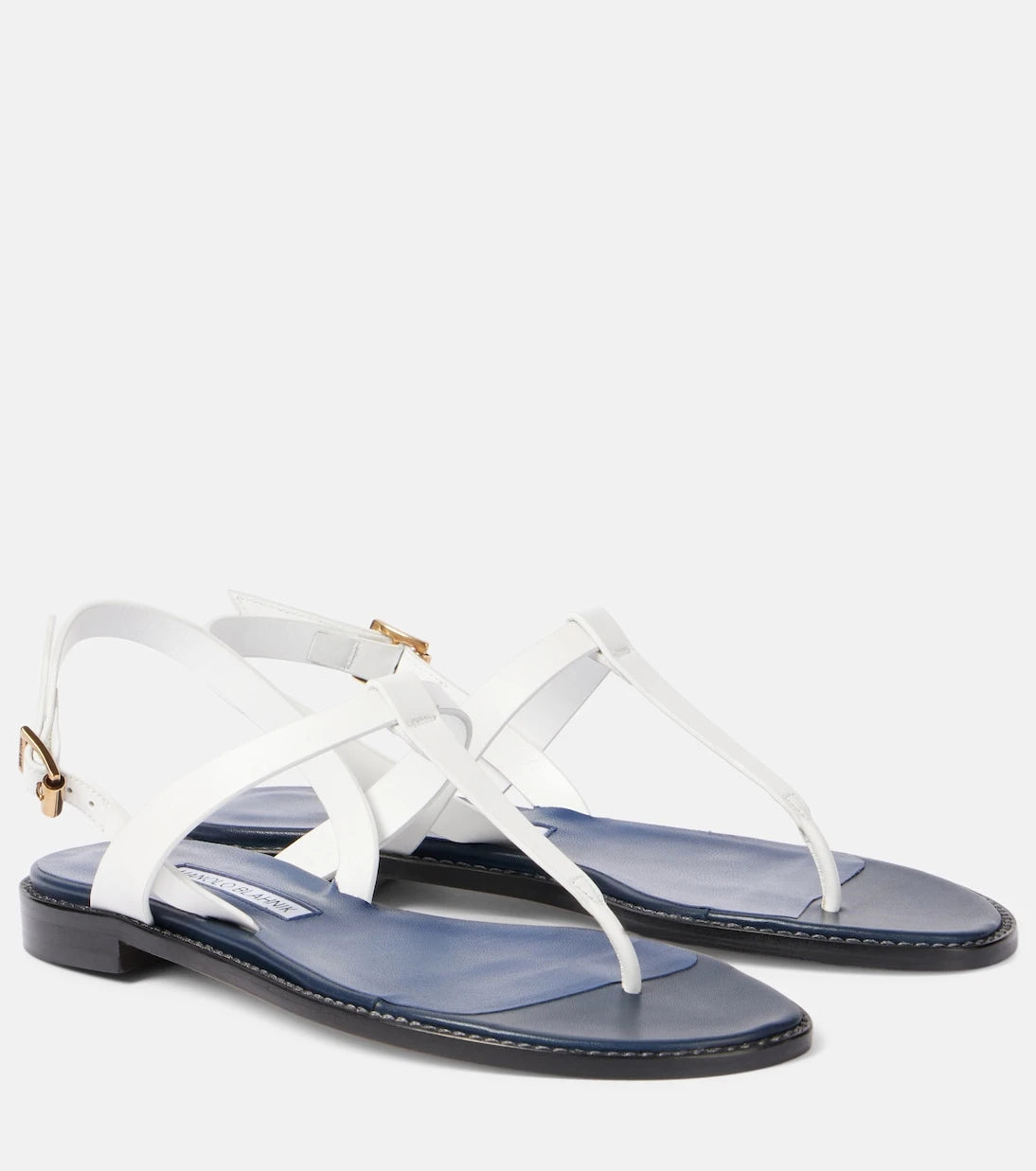 Manolo Blahnik - Hata leather thong sandals