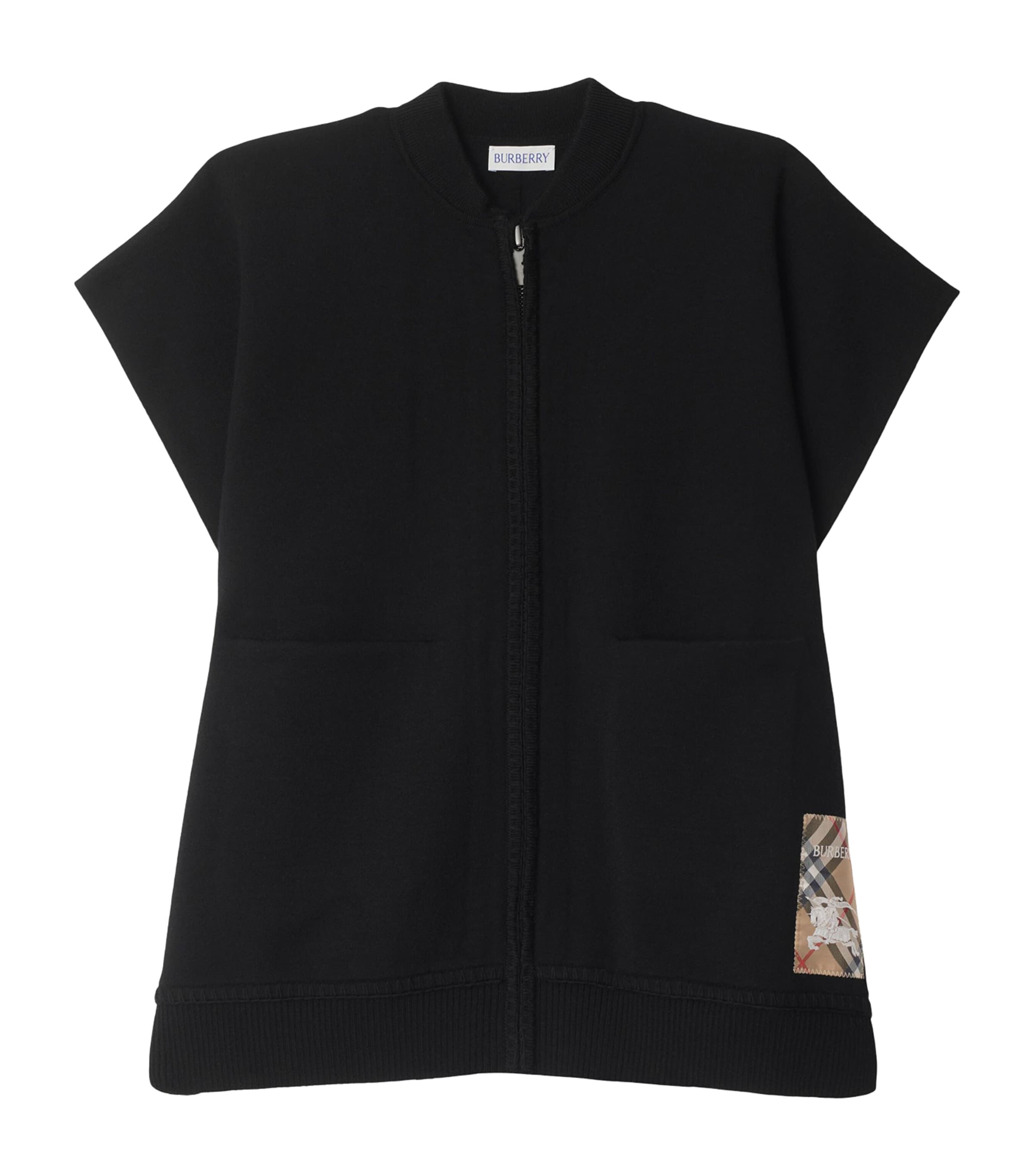 Burberry Kids Wool-Blend EKD Cape (3-14 Years)