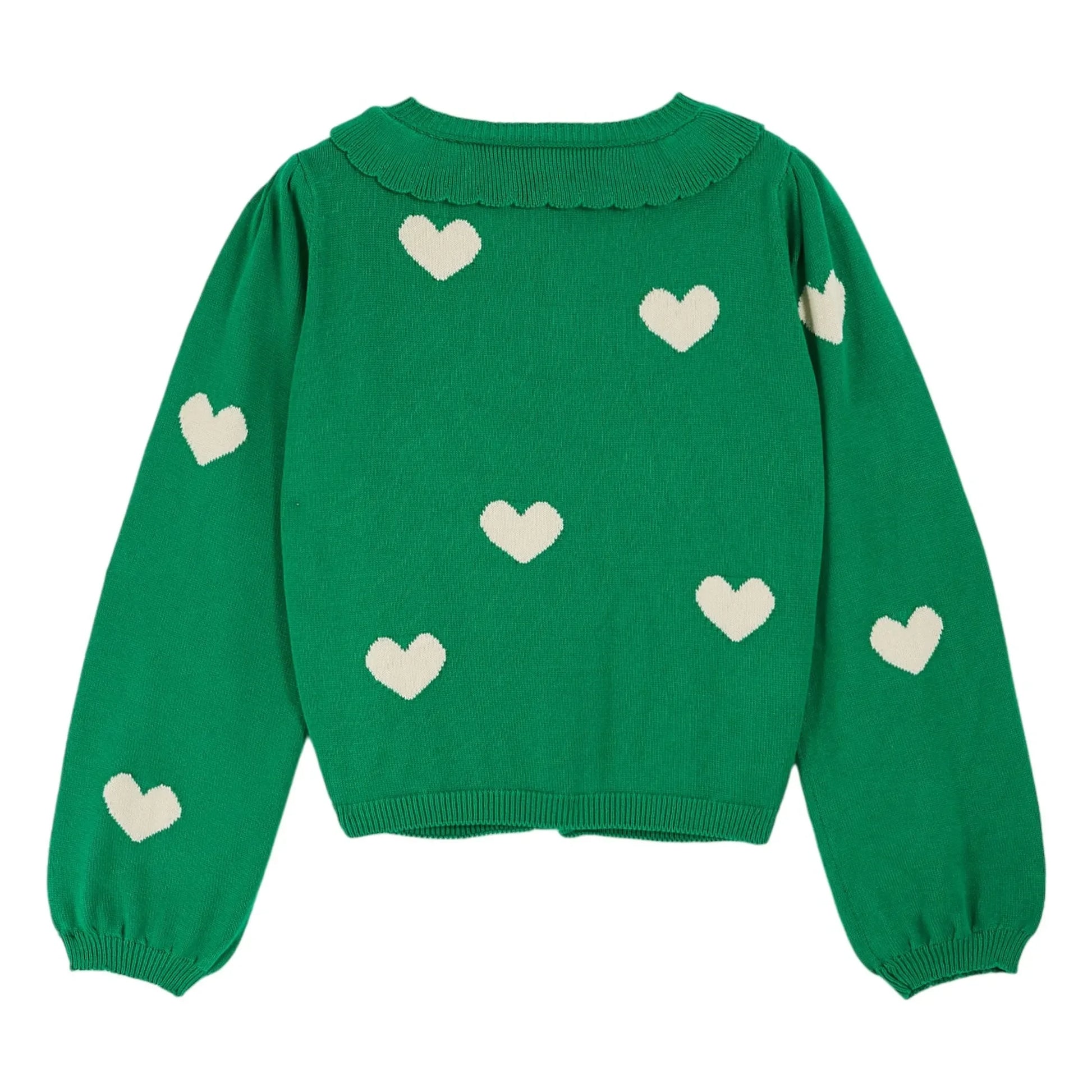 Emile et Ida - Cardigan Boum Coton Bio | Green