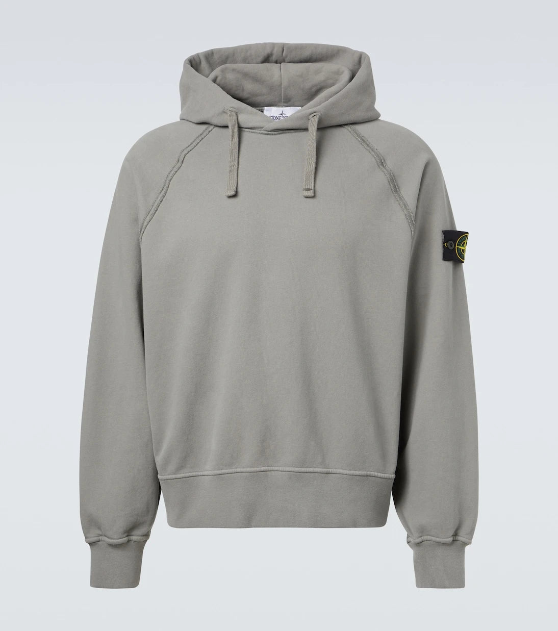 Stone Island - هودي قطني بقلنسوة طراز Compass