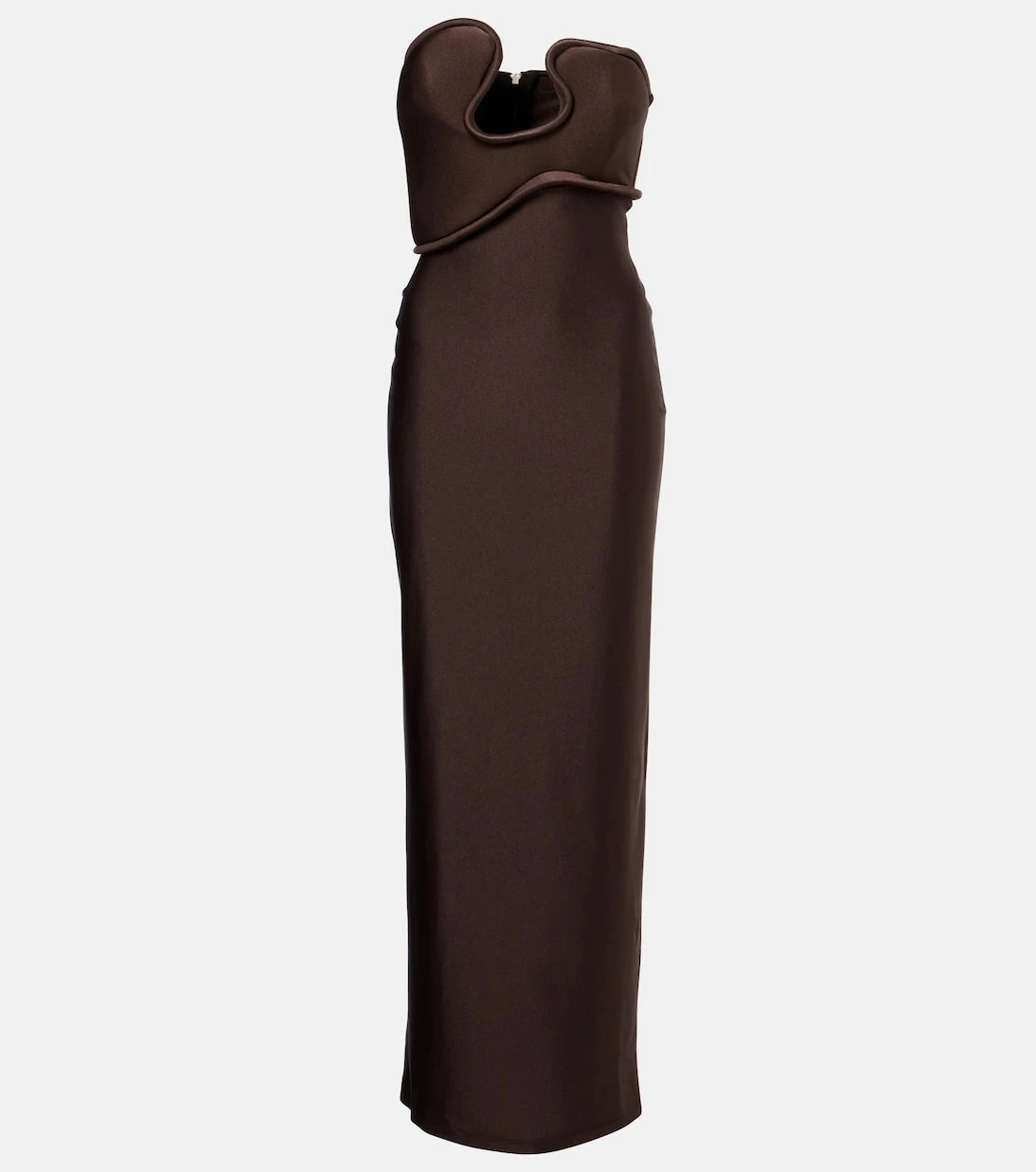Adriana Degreas - Waves strapless maxi dress