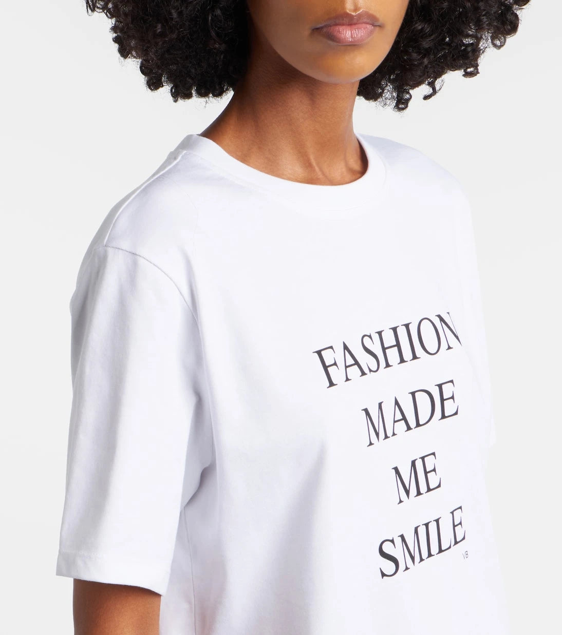 Victoria Beckham - Printed cotton jersey T-shirt