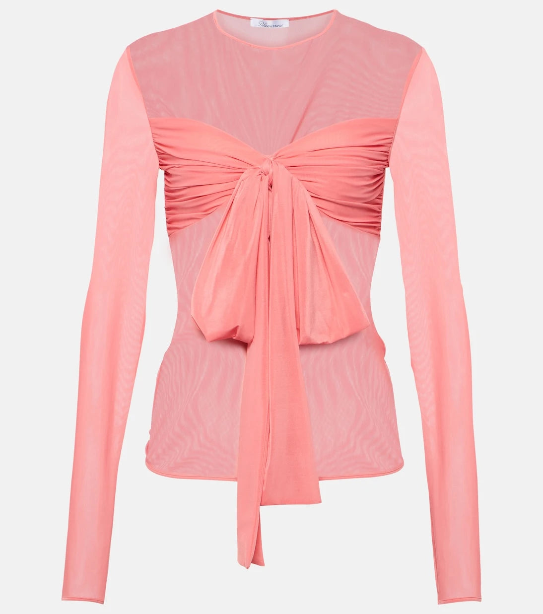 Blumarine - بلوزة جيرسيه بتفاصيل فيونكة