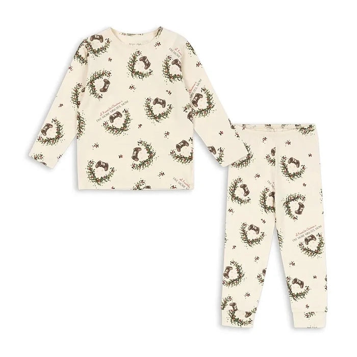Детска пижама Konges Sløjd BASIC BLOUSE/PANTS SET GOTS