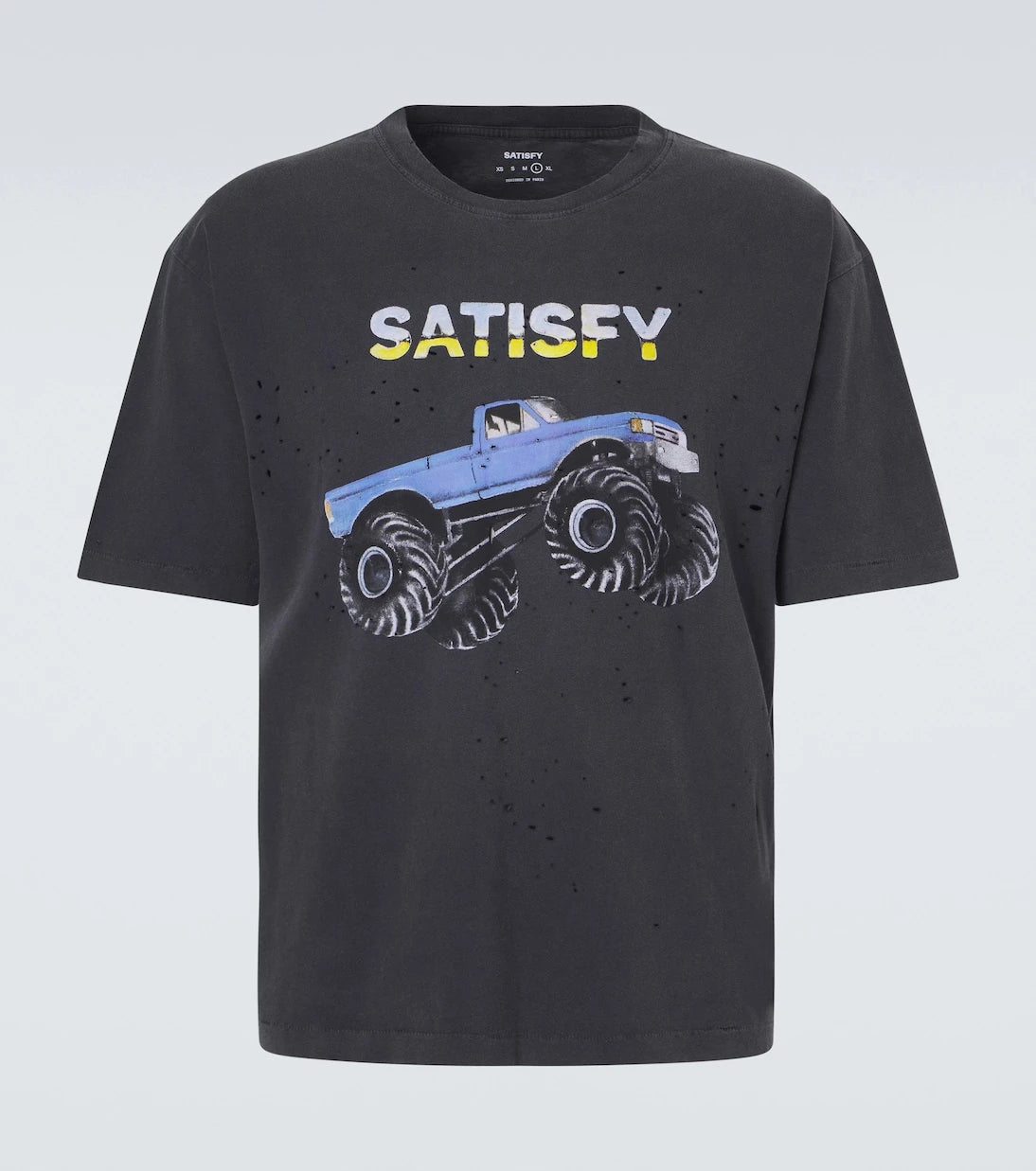 Satisfy - تي شيرت MothTech من جيرسي القطن المعتق
