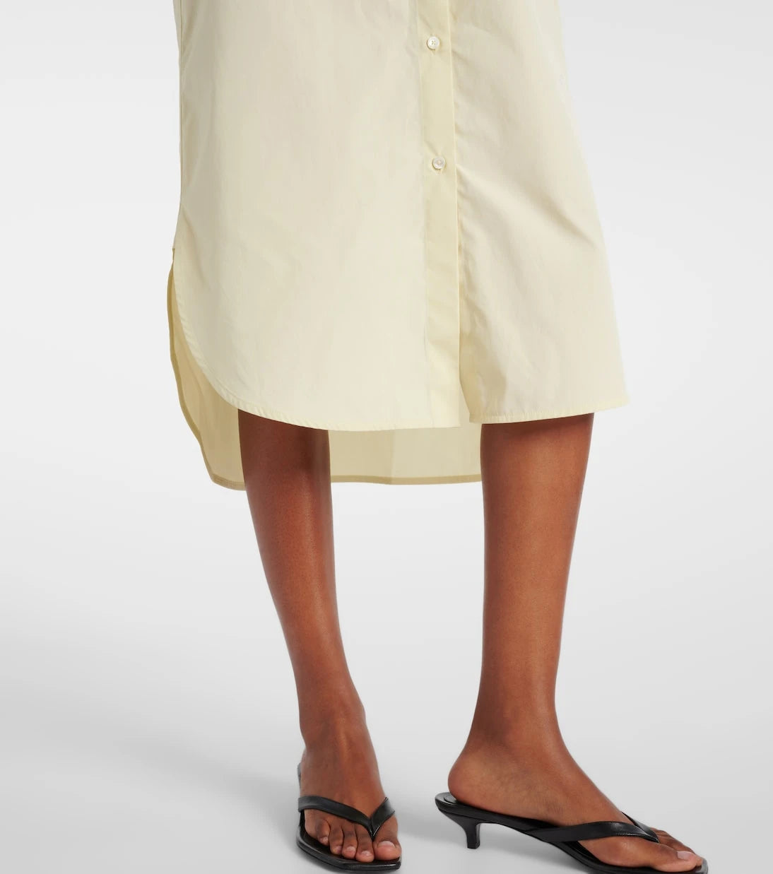 Toteme - Cotton poplin shirt dress