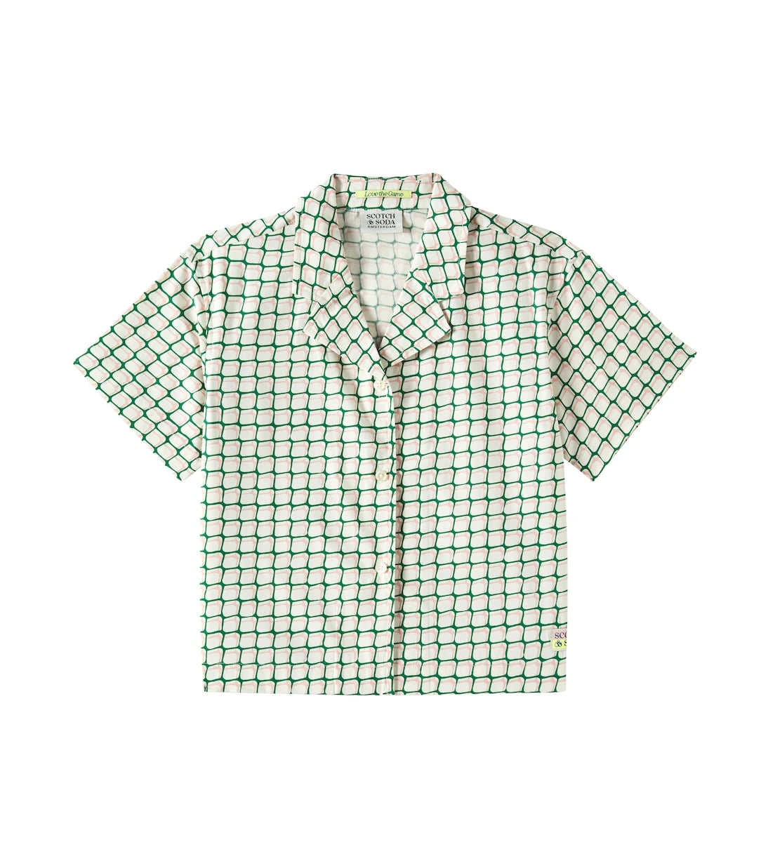 Scotch & Soda Kids - Printed cotton-blend top