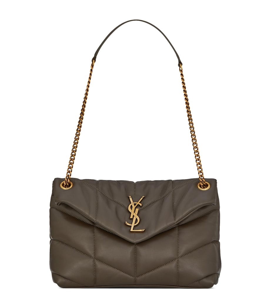 Green Small Loulou Puffer Shoulder Bag